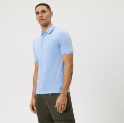 ajuste casual del cuerpo del nivel cinco, polo, azul claro OLYMP ropa 82622D2068