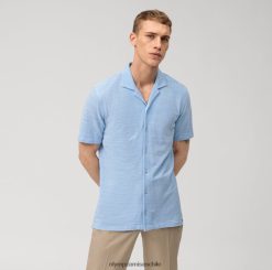 ajuste casual del cuerpo del nivel cinco, polo, azul claro OLYMP ropa 82622D2107