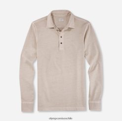 ajuste casual del cuerpo del nivel cinco, polo, beige OLYMP ropa 82622D2106