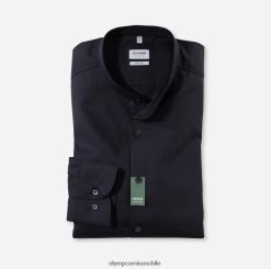 ajuste corporal de nivel cinco, camisa business, cuello alto, azul medianoche OLYMP ropa 82622D402