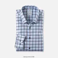 ajuste corporal de nivel cinco, camisa business, debajo de los botones, azul OLYMP ropa 82622D750