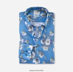 Ajuste corporal de nivel cinco, camisa de negocios, Kent moderno, lima. OLYMP ropa 82622D696