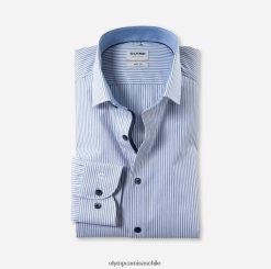 ajuste corporal de nivel cinco, camisa de negocios, kent moderno, marina OLYMP ropa 82622D758