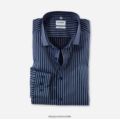 ajuste corporal de nivel cinco, camisa de negocios, kent moderno, marina OLYMP ropa 82622D823