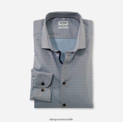 ajuste corporal de nivel cinco, camisa de negocios, kent moderno, marrón OLYMP ropa 82622D746
