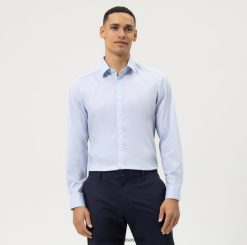 ajuste corporal de nivel cinco, camisa de negocios, nueva york kent, azul claro OLYMP ropa 82622D840