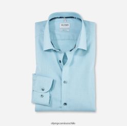 ajuste corporal de nivel cinco, camisa de negocios, nueva york kent, esmeralda OLYMP ropa 82622D784