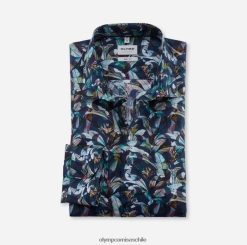 ajuste corporal de nivel cinco, camisa de negocios, nueva york kent, marina OLYMP ropa 82622D374