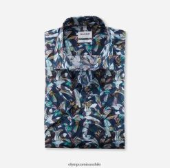 ajuste corporal de nivel cinco, camisa de negocios, nueva york kent, marina OLYMP ropa 82622D639