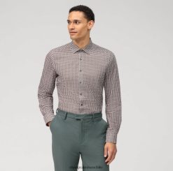 ajuste corporal de nivel cinco, camisa de negocios, nueva york kent, oliva OLYMP ropa 82622D479