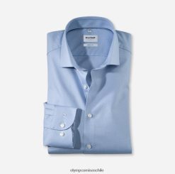 ajuste corporal de nivel cinco, camisa de negocios, royal kent, azul OLYMP ropa 82622D469