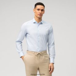 ajuste corporal de nivel cinco, camisa de negocios, royal kent, azul OLYMP ropa 82622D562