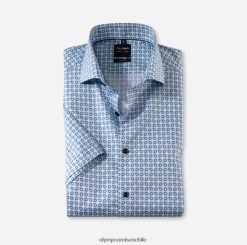 ajuste corporal de nivel cinco, camisa de negocios, royal kent, azul OLYMP ropa 82622D818