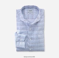 ajuste corporal nivel cinco, camisa business, corte recortado, azul OLYMP ropa 82622D829
