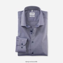 Ajuste corporal nivel cinco, camisa business, kent moderno, azul nuremberg OLYMP ropa 82622D435