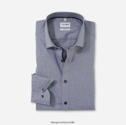 ajuste corporal nivel cinco, camisa business, kent moderno, negro OLYMP ropa 82622D649