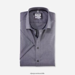 ajuste corporal nivel cinco, camisa business, kent moderno, negro OLYMP ropa 82622D766