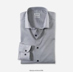 ajuste corporal nivel cinco, camisa business, kent moderno, negro OLYMP ropa 82622D805