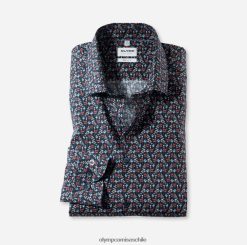 ajuste corporal nivel cinco, camisa business, manga larga extra larga, kent moderno, rojo OLYMP ropa 82622D892