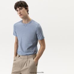 body fit casual de nivel cinco, camiseta, azul OLYMP ropa 82622D2014