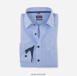 Camisa de vestir Luxor Comfort Fit, New Kent, azul OLYMP ropa 82622D1623