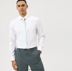 corbata slim 6,5 cm, verde cristal OLYMP accesorios 82622D2475