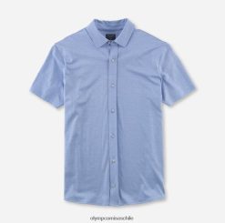 corte moderno e informal, polo, azul claro OLYMP ropa 82622D2150