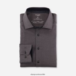 luxor 24/7 modern fit, camisa business, global kent, antracita OLYMP ropa 82622D980