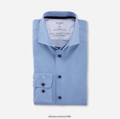 luxor 24/7 modern fit, camisa business, kent, azul OLYMP ropa 82622D928
