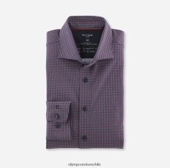 luxor 24/7 modern fit, camisa business, manga larga extra larga, kent, rojo naranja OLYMP ropa 82622D1419