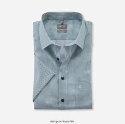 Luxor Comfort Fit, camisa business, New Kent, verde claro OLYMP ropa 82622D1614