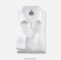 Luxor Comfort Fit, camisa de negocios, New Kent, blanco OLYMP ropa 82622D1577