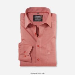 Luxor Comfort Fit, camisa de negocios, New Kent, rojo naranja OLYMP ropa 82622D1668