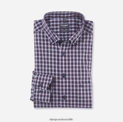 Luxor Modern Fit, camisa business, con botones, rojo OLYMP ropa 82622D1254