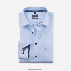 luxor modern fit, camisa business, global kent, azul OLYMP ropa 82622D1267