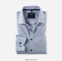 luxor modern fit, camisa business, global kent, azul OLYMP ropa 82622D1292