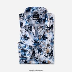 luxor modern fit, camisa business, global kent, azul OLYMP ropa 82622D1334