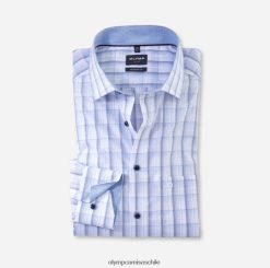 luxor modern fit, camisa business, global kent, azul OLYMP ropa 82622D936