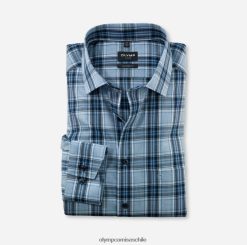 luxor modern fit, camisa business, global kent, azul OLYMP ropa 82622D939