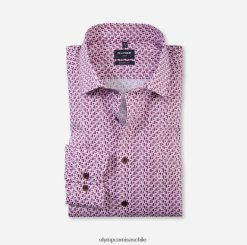 Luxor Modern Fit, camisa business, global kent, fucsia OLYMP ropa 82622D926