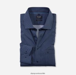 luxor modern fit, camisa de negocios, global kent, marina OLYMP ropa 82622D933