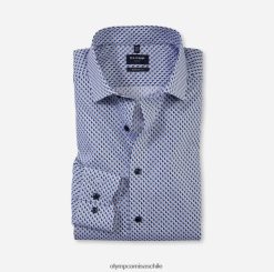 luxor modern fit, camisa de negocios, global kent, naranja OLYMP ropa 82622D1192