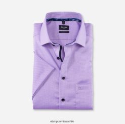 Luxor Modern Fit, camisa de negocios, Global Kent, violeta OLYMP ropa 82622D1308