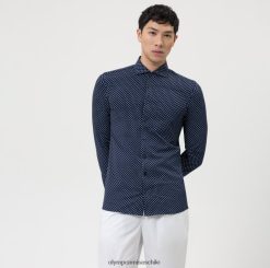 nivel cinco 24/7 body fit, camisa de negocios, kent, marina OLYMP ropa 82622D483