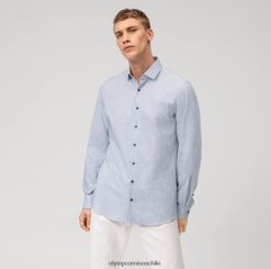 nivel cinco 24/7 body fit, camisa de negocios, kent moderno, marino OLYMP ropa 82622D551