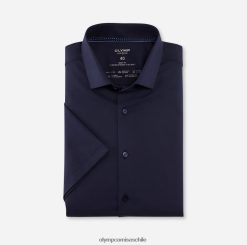 nivel cinco 24/7 body fit, camisa de negocios, kent moderno, marino OLYMP ropa 82622D557