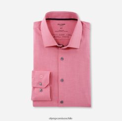 No. six 24/7 super slim, camisa business, kent moderno, rojo OLYMP ropa 82622D235