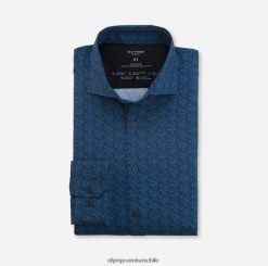 No. six 24/7 super slim, camisa business, manga larga extralarga, kent, azul humo OLYMP ropa 82622D333