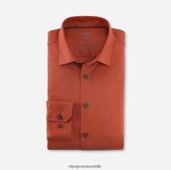 No. six 24/7 super slim, camisa business, urban kent, rojo naranja OLYMP ropa 82622D210