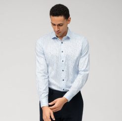 No. six super slim, camisa business, kent moderno, azul OLYMP ropa 82622D114